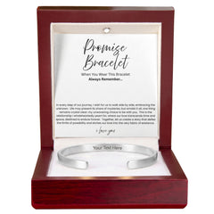 Promise Bracelet For Him - Boyfriend Gift - Say it without saying it.