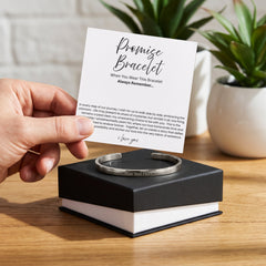 Promise Bracelet For Him - Boyfriend Gift - Say it without saying it.