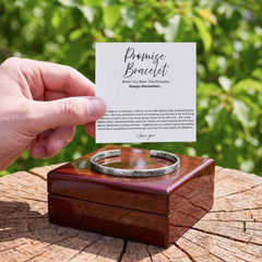 Promise Bracelet For Him - Boyfriend Gift - Say it without saying it.