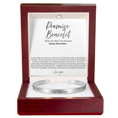 Promise Bracelet For Him - Boyfriend Gift - Say it without saying it.