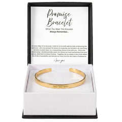 Promise Bracelet For Him - Boyfriend Gift - Say it without saying it.