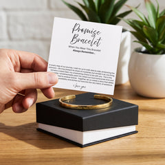 Promise Bracelet For Him - Boyfriend Gift - Say it without saying it.