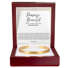 Promise Bracelet For Him - Boyfriend Gift - Say it without saying it.