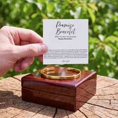 Promise Bracelet For Him - Boyfriend Gift - Say it without saying it.