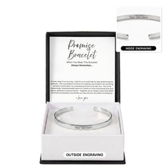 Promise Bracelet For Him - Boyfriend Gift - Say it without saying it.