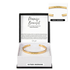 Promise Bracelet For Him - Boyfriend Gift - Say it without saying it.