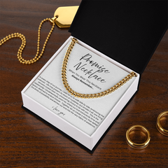 Promise Necklace - Cuban Link Chain