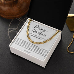 Promise Necklace For Him - Boyfriend Gift - Say it without saying it.