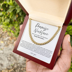 Promise Necklace For Him - Boyfriend Gift - Say it without saying it.
