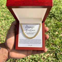 Promise Necklace For Him - Boyfriend Gift - Say it without saying it.