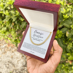 Promise Necklace For Him - Boyfriend Gift - Say it without saying it.