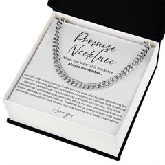 Promise Necklace For Him - Boyfriend Gift - Say it without saying it.