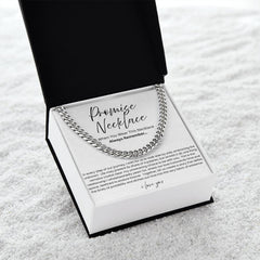 Promise Necklace For Him - Boyfriend Gift - Say it without saying it.