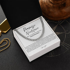 Promise Necklace For Him - Boyfriend Gift - Say it without saying it.