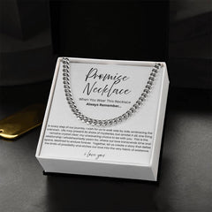 Promise Necklace For Him - Boyfriend Gift - Say it without saying it.