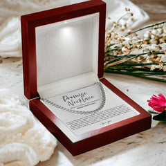 Promise Necklace For Him - Boyfriend Gift - Say it without saying it.