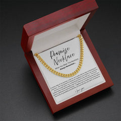 Promise Necklace For Him - Boyfriend Gift - Say it without saying it.