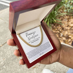 Promise Necklace For Him - Boyfriend Gift - Say it without saying it.
