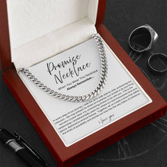 Promise Necklace For Him - Boyfriend Gift - Say it without saying it.