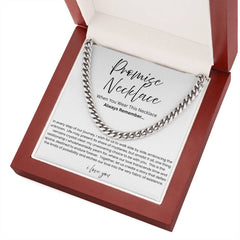 Promise Necklace For Him - Boyfriend Gift - Say it without saying it.
