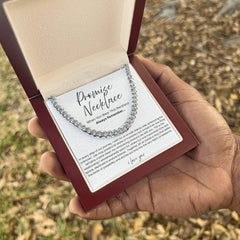 Promise Necklace For Him - Boyfriend Gift - Say it without saying it.