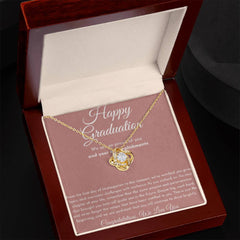 Graduation Love Knot Necklace